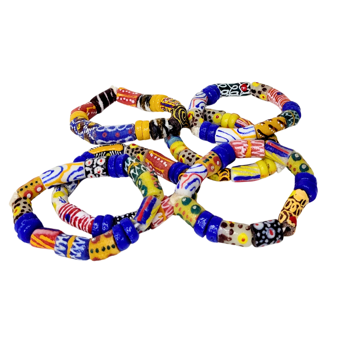 Shop Asali's Ghanian Glass Beaded Bracelet